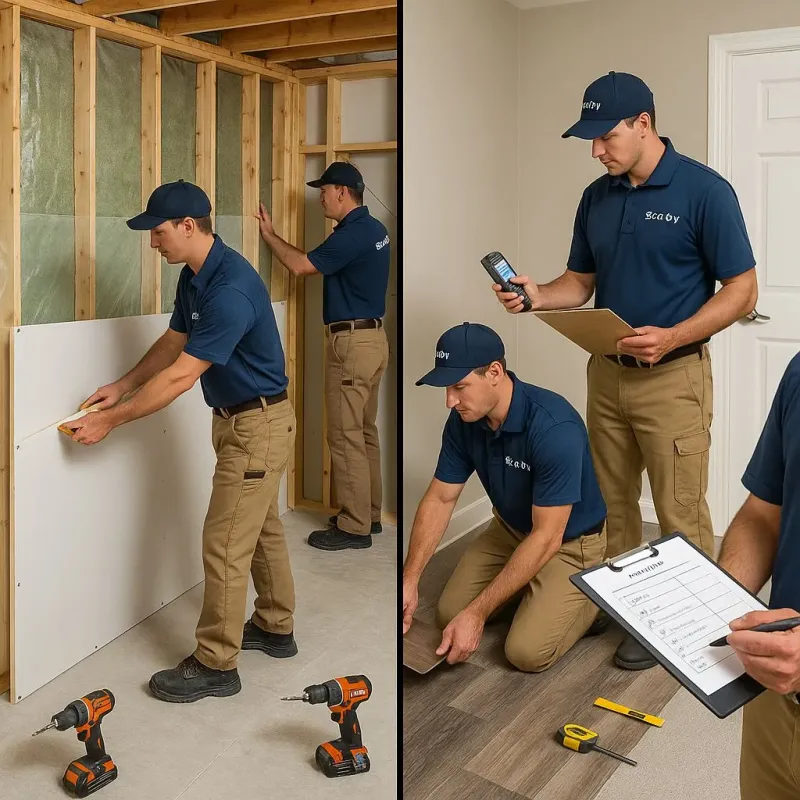 Repairs and Reconstruction process in East Saint Louis, IL
